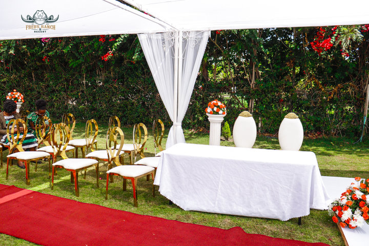 Poolside terrace with scenic water views